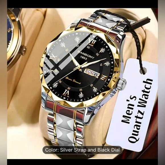 Men's Stainless Steel Multifunctional Watch with Roman Numerals Dial, - Picture 2 of 4